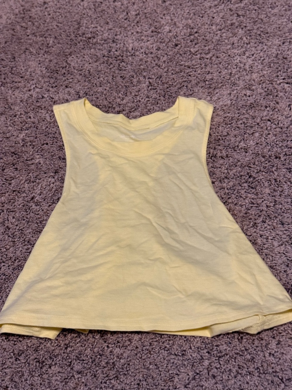 Butter Yellow Tank Top Pacsun